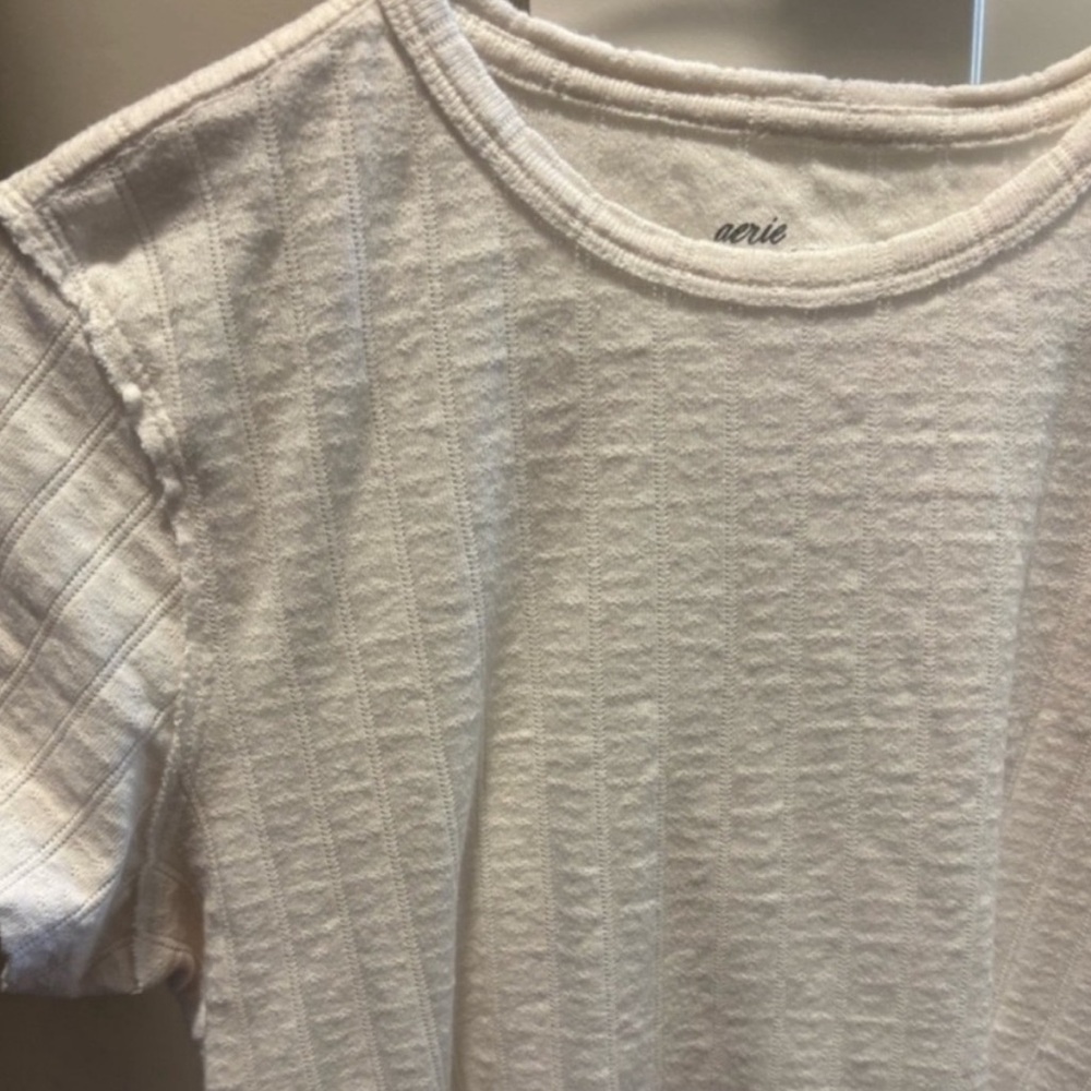 Aerie Pointelle Vintage T-Shirt - Picture 6 of 7
